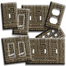 AFRICAN TRIBAL MUD CLOTH STYLE LIGHT SWITCH OUTLET WALL PLATE FOLK ART HD DECOR AFRICAN TRIBAL MUD CLOTH STYLE LIGHT SWITCH OUTLET WALL PLATE FOLK ART HD DECOR