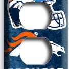 DENVER BRONCOS TEAM LOGO FOOTBALL DUPLEX OUTLET SPORTS FAN GAME ROOM WALL PLATES DENVER BRONCOS TEAM LOGO FOOTBALL DUPLEX OUTLET SPORTS FAN GAME ROOM WALL PLATES