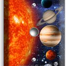 SOLAR SYSTEM SPACE PLANETS MOON STARS LIGHT DIMMER V CABLE KIDS ROOM WALL PLATES