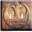 STAR WARS REBEL ALLIANCE JEDI ORDER 2GANG LIGHT SWITCH WALL PLATE ROOM ART DECOR STAR WARS REBEL ALLIANCE JEDI ORDER 2GANG LIGHT SWITCH WALL PLATE ROOM ART DECOR