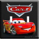 CARS RACING LIGHTNING MCQUEEN 2G LIGHT SWITCH WALL PLATE BOY GAME ROOM ART DECOR
