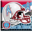 HOUSTON OILERS FOOTBALL TEAM 2G LIGHT SWITCH WALL PLATE MAN CAVE GAME ROOM DECOR HOUSTON OILERS FOOTBALL TEAM 2G LIGHT SWITCH WALL PLATE MAN CAVE GAME ROOM DECOR