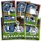 SEATTLE SEAHAWKS FOOTBALL TEAM LOGO LIGHT SWITCH OUTLET MAN CAVE ART WALL PLATES SEATTLE SEAHAWKS FOOTBALL TEAM LOGO LIGHT SWITCH OUTLET MAN CAVE ART WALL PLATES