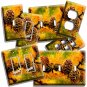 PINE TREE CONES FOREST WILD NATURE LIGHT SWITCH OUTLET WALL PLATE ROOM ART DECOR
