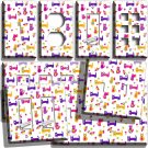 CATS & DOGS FLOWERS BUTTERFLY PATTERN LIGHT SWITCH OUTLET WALL PLATES ROOM DECOR CATS & DOGS FLOWERS BUTTERFLY PATTERN LIGHT SWITCH OUTLET WALL PLATES ROOM DECOR