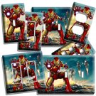 IRONMAN SUPERHERO LIGHT SWITCH OUTLET WALL PLATE GAME ROOM IRON MAN HD ART DECOR IRONMAN SUPERHERO LIGHT SWITCH OUTLET WALL PLATE GAME ROOM IRON MAN HD ART DECOR