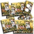 RUSTIC COUNTRY KITCHEN POTTERY FLOWERS LIGHT SWITCH OUTLET WALL PLATE HOME DECOR RUSTIC COUNTRY KITCHEN POTTERY FLOWERS LIGHT SWITCH OUTLET WALL PLATE HOME DECOR