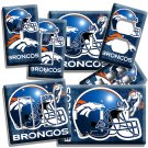 DENVER BRONCOS FOOTBALL TEAM LIGHT SWITCH OUTLET WALL PLATES GAME ROOM MAN CAVE DENVER BRONCOS FOOTBALL TEAM LIGHT SWITCH OUTLET WALL PLATES GAME ROOM MAN CAVE
