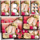 VINTAGE PARIS EIFFEL TOWER FLOWERS RUSTIC POSTCARD LIGHTSWITCH WALL PLATE OUTLET VINTAGE PARIS EIFFEL TOWER FLOWERS RUSTIC POSTCARD LIGHTSWITCH WALL PLATE OUTLET