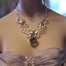 Custom Sterling Silver Filigree Doll Necklace