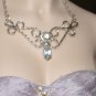 Sterling Silver Filigree with Swiss Blue Topaz