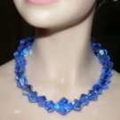 Sapphire Blue Swarovski Crystal Necklace