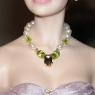 Topaz and Peridot Necklace