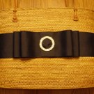 Ata Grass Personalized Handbag, Rhinestone Buckle