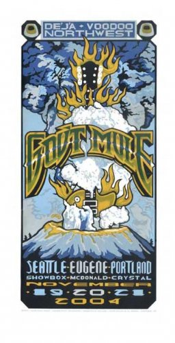 GOV'T MULE - NW FALL TOUR 2004  SEATTLE,EUGENE,PORTLAND  11.19,20,21,2004