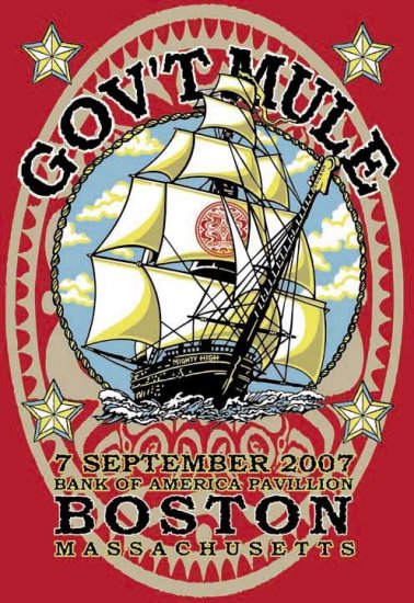 GOV'T MULE - BANK OF AMERICA PAVILLION, BOSTON,MA  9.7.2007