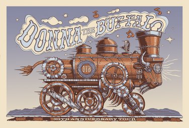 Donna the Buffalo 25th Anniversary Tour Poster