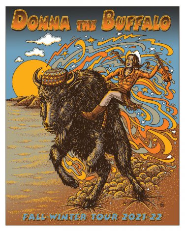 Donna the Buffalo 21-22 Tour Poster