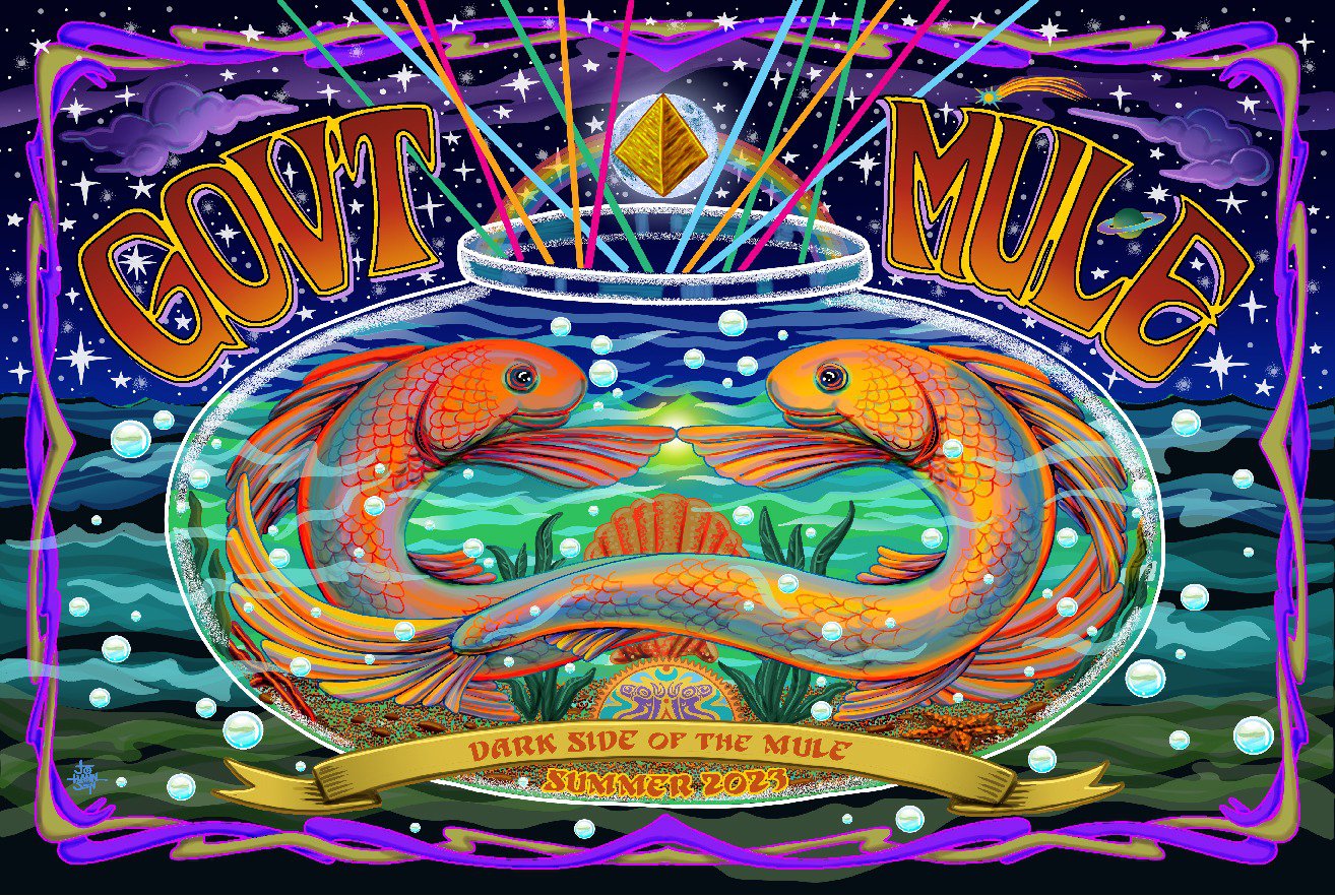 Gov't Mule 2023 Summer Tour Poster