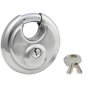 Master Lock 40KADPF Round Padlock with Shielded Shackle, Stainless Steel