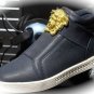 MEN Navy Medusa High Top Hip Hop Casual Shoes/Boots/Sneakers Runway Fashion 8.5