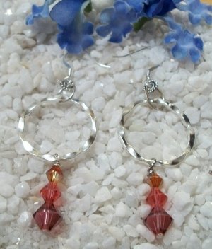 Swarovski dangle earrings