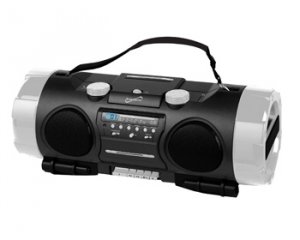 Supersonic SC-711 High Performance Portable MP3/CD Player with AM/FM Radio, USB Input & SD Card Slot
