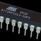 ATTINY2313-20PU with 16Mhz crystal and 2X22pf cap