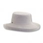 WHITE * LADIES SCALA WIDE BRIM CRUSHABLE COTTON SUN HAT