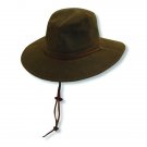 NEW OILCLOTH OUTBACK WIDE BRIM SNOW WATER REPELLENT HAT