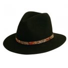 BROWN CRUSHABLE FEDORA OUTBACK HAT WATER SNOW REPELLENT
