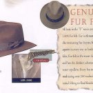 INDIANA JONES FUR FELT HAT Fedora Movie Disney LICENSED