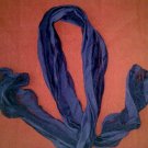 Dark Purple Silk Scarf