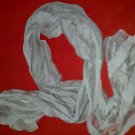 Grey Silk Scarf