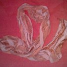 light Red Silk Scarf
