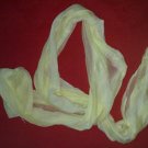 Yellow Silk Scarf