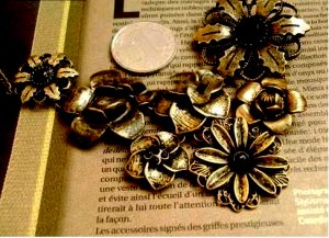 Vintage Floral Necklace