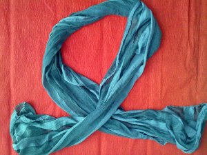 Charco grey silk scarf