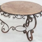 FRENCH ART DECO SIDE TABLE ROUGH IRON POILERAT
