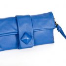 BLUE Women Lady Handbag Bag Purse by LASTER DESIGNS