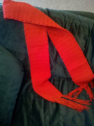 Red hot scarf