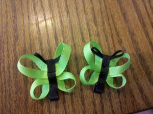 Green butterflies