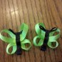 Green butterflies