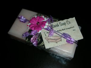 Ruby Red Grapefruit 4oz Soap Bar