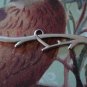 antique silver brass leaf branch connectors
