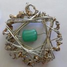 Green Necklace Charm