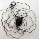 Black Web Charm
