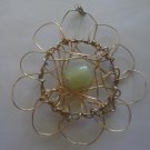 Light Green  Flower Charm
