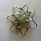 Wire Star with Green bead