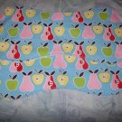 Adorable Apples & Pears Burp Cloths